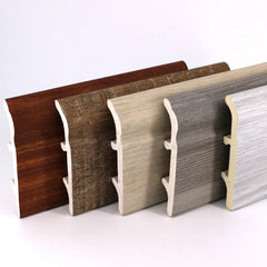 Wholesale Fast Delivery White Wall PVC Primed WPC SPC Kitchen Skirting Moulding Board Wood