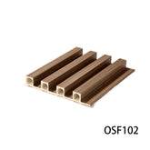 FOM Wall Panels Decoration Piece In Pakistan Gold Trim Wall Decoration Panel Fluted WPC Decorative Wall Panel