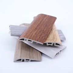 Wholesale Fast Delivery White Wall PVC Primed WPC SPC Kitchen Skirting Moulding Board Wood