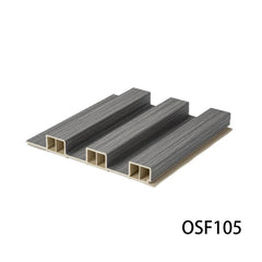 WPC Flute Decorative Board Fluted Wall Panel Boards Grove WPC Fluted Wall Panel Indoor Outdoor