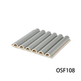 Art Design Wall Panel Decoration Fluted Wall Panel WPC PVC Coating Cladding Fluted Wall Board WPC Interior Wall Panel