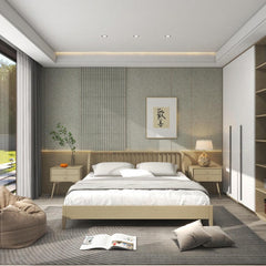 Hollow Decorative Fluted Exterior Wall Panel Eco-Friendly Easy Install Interior Decoration WPC Wall Panels