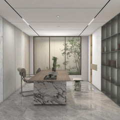 100% Recyclable And Eco-Friendly Solid Core Interior Embossed 3D Wall Tiles PVC Marble Wall Panel WPC