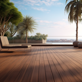 Outdoor Engineered Wooden Plastic Composites Decking Price WPC Board Laminated Parquet Flooring