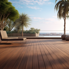 Outdoor Engineered Wooden Plastic Composites Decking Price WPC Board Laminated Parquet Flooring