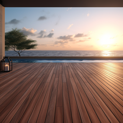 Hot Direct Sale Plastic Composite Flooring PVC Decking Anti-Uv Water Proof Deck Wood Grain Surface Veneer For Swimming Pools