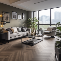 Luxury Wood Design 1.5mm-6mm Dry Back Vinyl Plastic PVC Floor LVT Glue Down Vinyl Tile Flooring