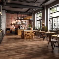 Oushe Wood Grain Luxury Plastic PVC Vinyl Flooring Self Adhesive LVT Tiles Floor Sticker