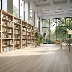 100% Waterproof Self Adhesive Wood Grain Vinyl SPC Flooring LVT PVC Floor 4mm PVC Plastic Floor Click Lock