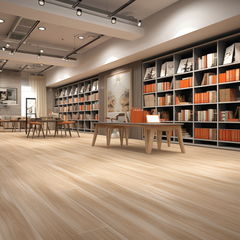 100% Waterproof Self Adhesive Wood Grain Vinyl SPC Flooring LVT PVC Floor 4mm PVC Plastic Floor Click Lock