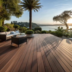 WPC Sea Composite Decking Outdoor Flooring WPC Composite Decking Outdoor Engineered Flooring For Garden/Terrace