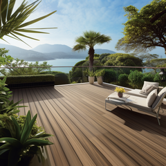WPC Sea Composite Decking Outdoor Flooring WPC Composite Decking Outdoor Engineered Flooring For Garden/Terrace