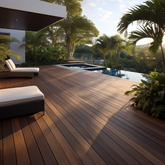 Custom Wholesale Outdoor Floor Upper Deck Of The Year WPC Decking Composite WPC Wood Outdoor Deck Kit Co Extrusion Decking