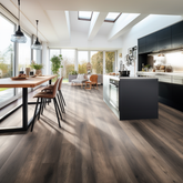 Plastic Flooring Self Adhesive Lvinyl LVT Loose Lay Flooring With Click System Planks For Apartment