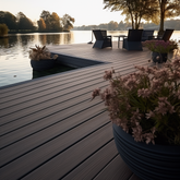 Roof Deck Waterproofing Balcony Decking Board Wood Plastic Composite Boards WPC Eco Outdoor Portable Deck Plastic Decking Boards Fastener