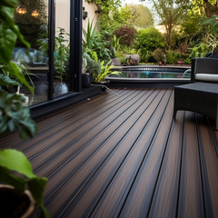 Balcony Marine Flooring Bamboo Deck Outdoor WPC Decking Accessories WPC Outdoor Sponge Floor Decking Boards For Sale