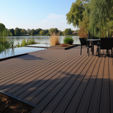 Outdoor Flooring With Interlocking Deck Tiles Vinyl WPC Floor Plastic Decking Boards WPC Wooden Dacking For Gadrden Floor Outdoor Shower