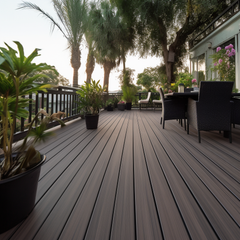 Outdoor Flooring With Interlocking Deck Tiles Vinyl WPC Floor Plastic Decking Boards WPC Wooden Dacking For Gadrden Floor Outdoor Shower