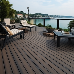Balcony Wood Plastic Composite Outdoor Decking Pool Deck Flooring Swimming Pool Composite Decking Board Tiles Interlocking Flooring