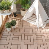 Best Selling 3D Embossed WPC Interlocking Deck WPC DIY Decking Tile Interlocking Outdoor Decking Tiles