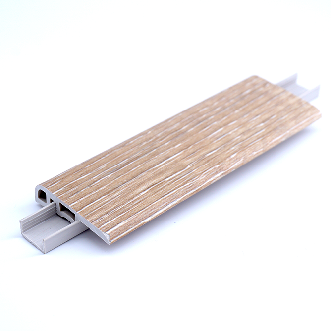 PVC Wall Aluminum Skirting Line Baseboard Panel Rose Gold PVC Skirting Board Waterproof For Hospital Metal Sheet