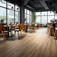 Unilin Click Patent Commercial Floating Click Rigid SPC Flooring With UV Coating LVT Flooring