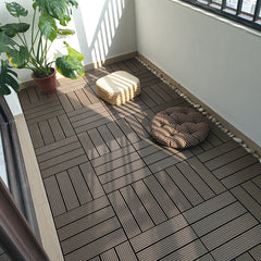 Decorative Exterior And Interior Garden Luxury Garden Outdoor Deck Tiles Interlocking WPC Decking Tiles Flooring WPC